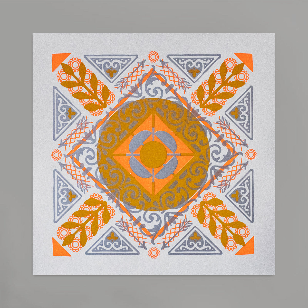 Bloom Lockup Print White