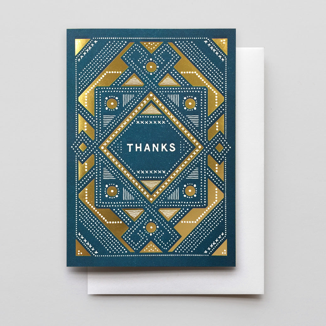 Gold Foil Thank You Card