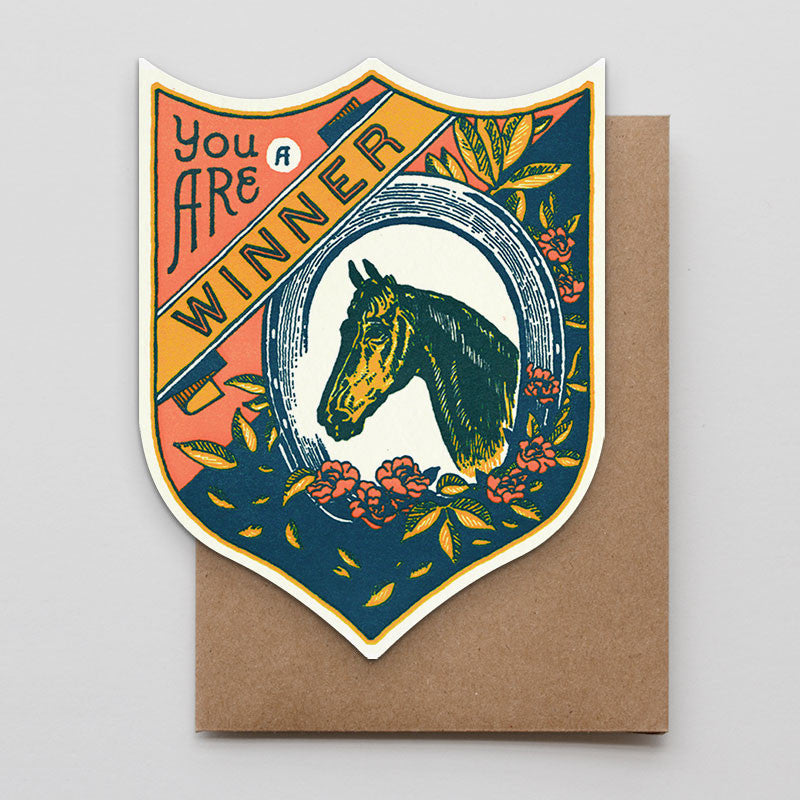 Winner Horse Badge