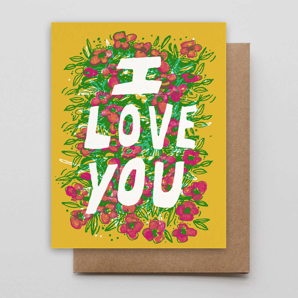 I Love You Flower Power