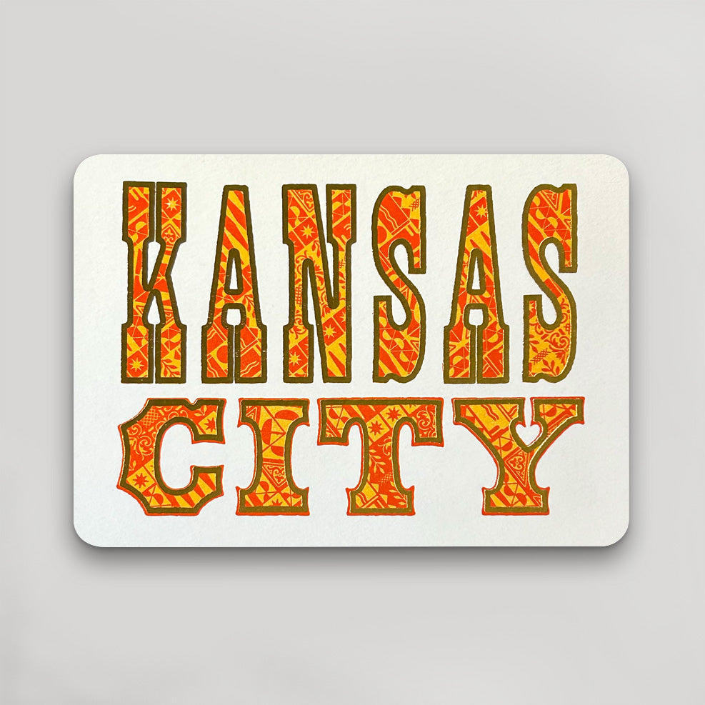 Kansas City Postcard Red