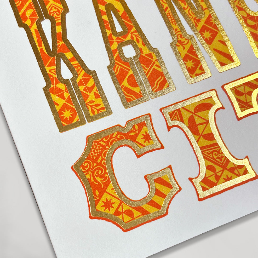 Kansas City Postcard Red