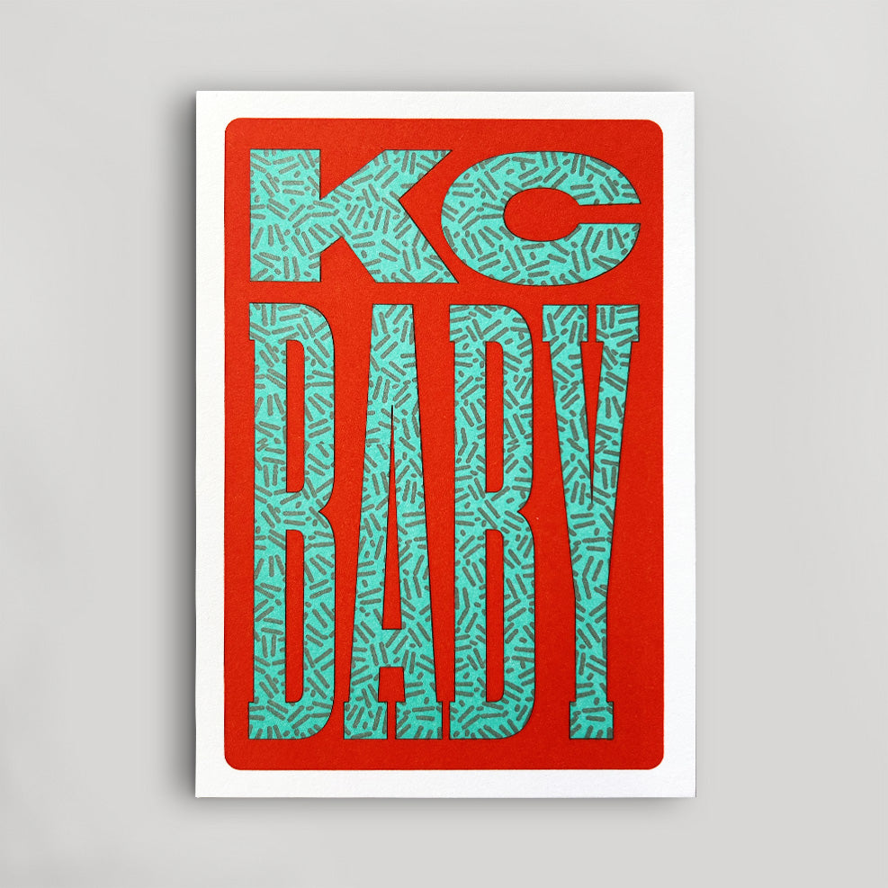 KC BABY Postcard