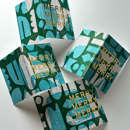 Merry Cut Paper & Paint Layers
