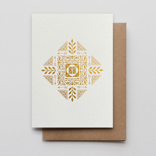 Gold Ornamental Note