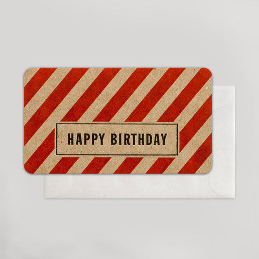 Birthday Red Stripe Enclosure