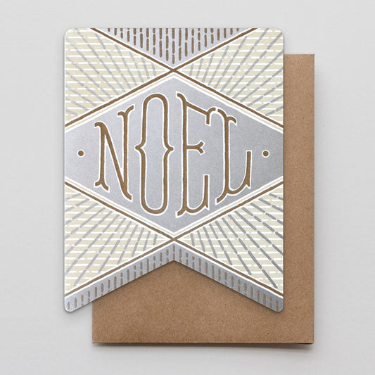 Noel Metallic Banner