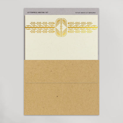 Desert Bloom Letter Writing Set (White)