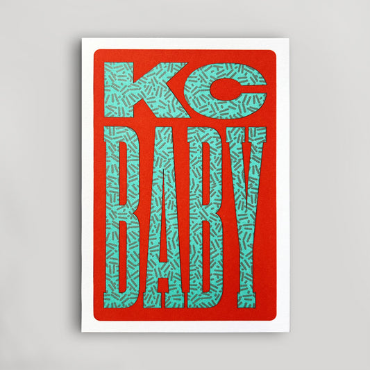 KC BABY Postcard